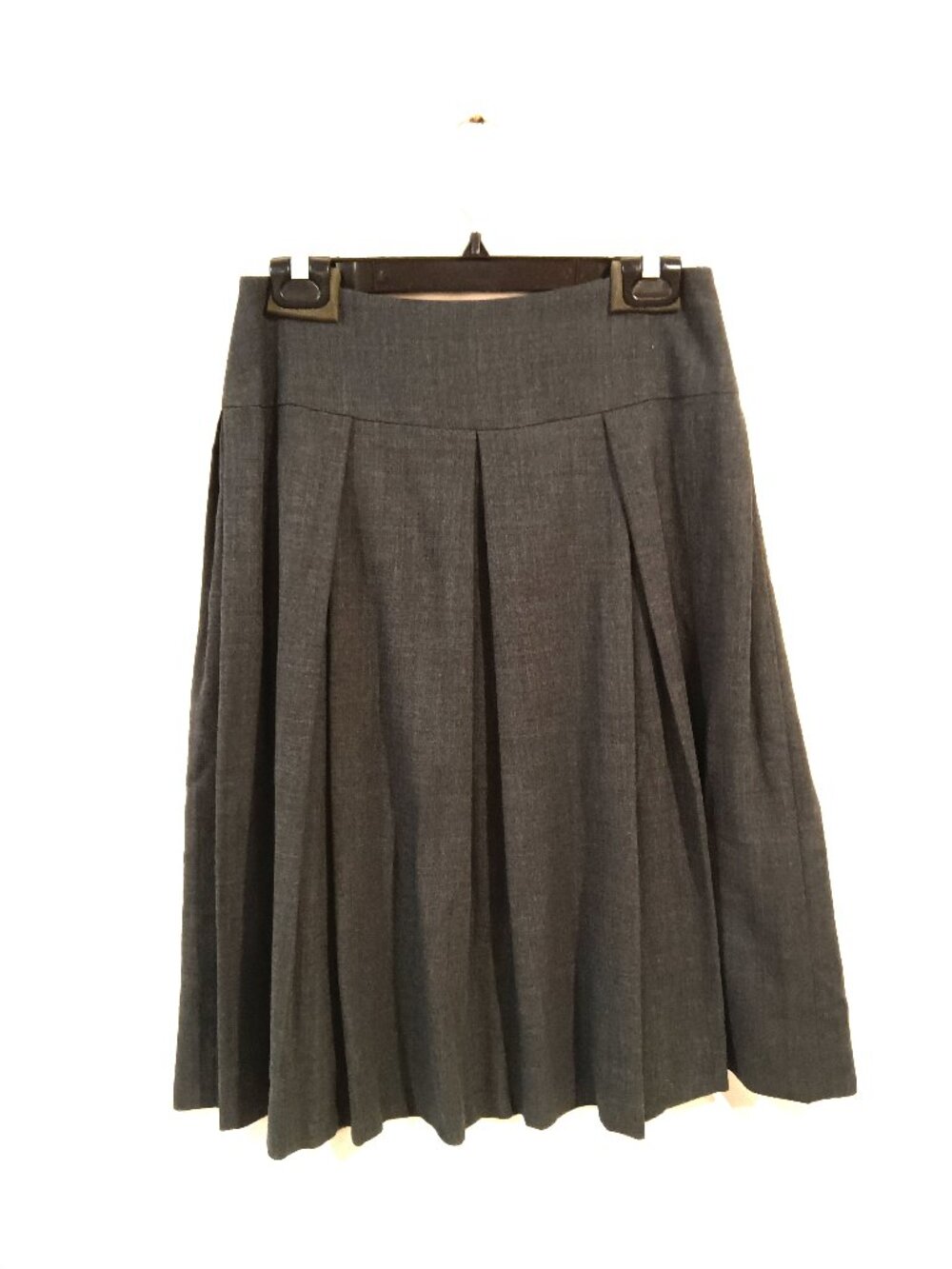 Mossaic Skirt Gray Color Midi 3 Panels Style NWT